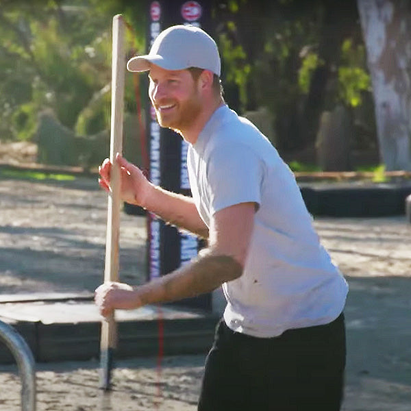 Prince Harry doing a Spartan Race
