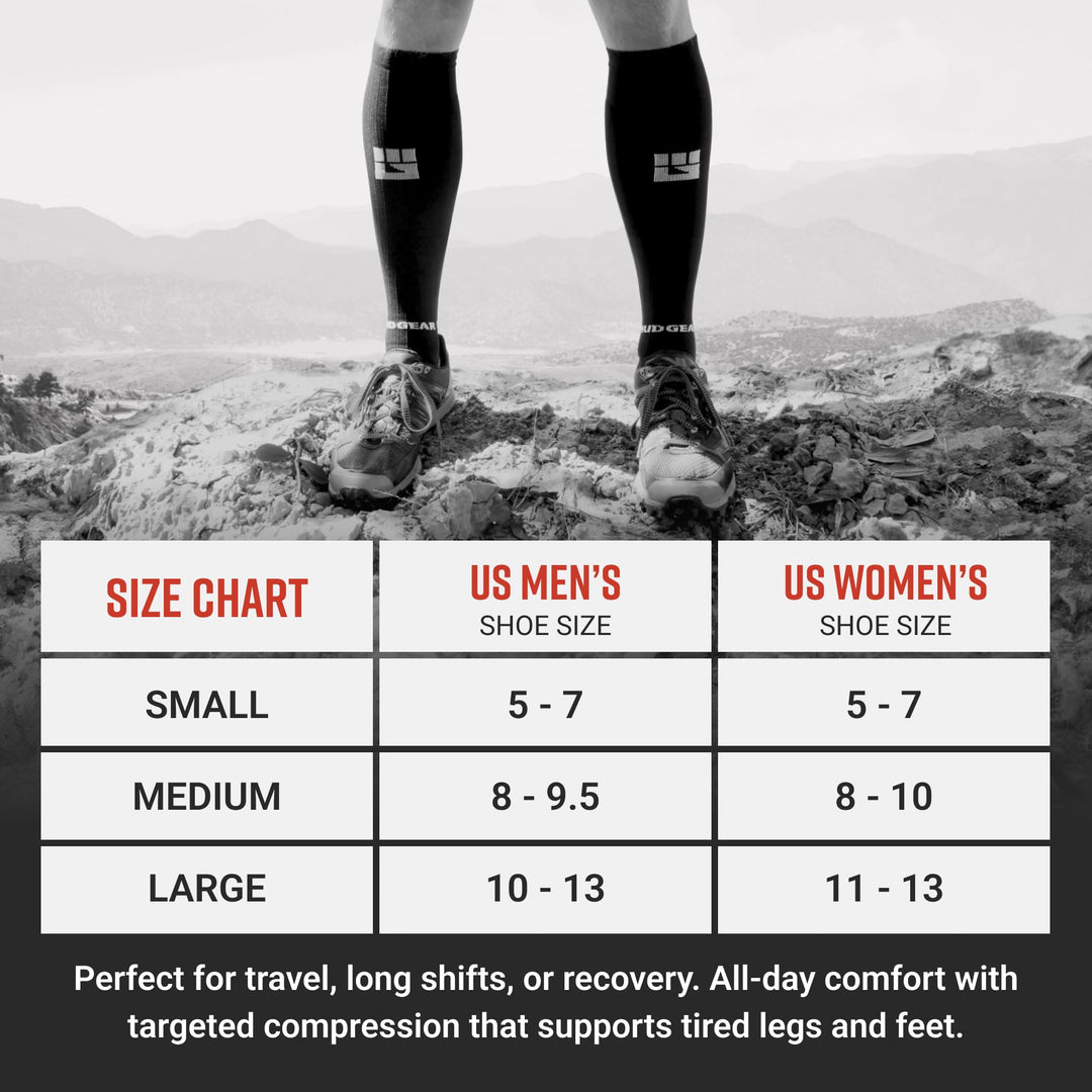 Tall Compression Socks (Gray/Gray)
